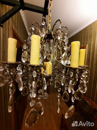 Винтажная лампа, бронза