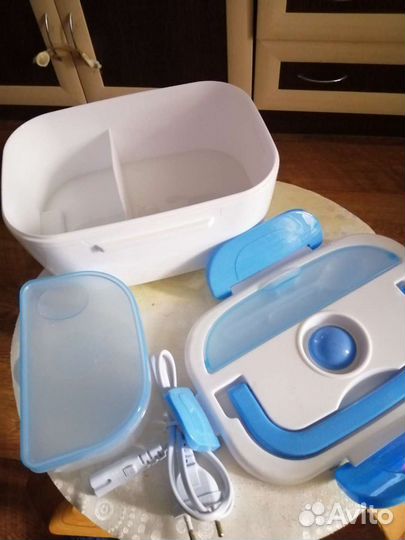 Пищевой ланчбокс с подогревом новый