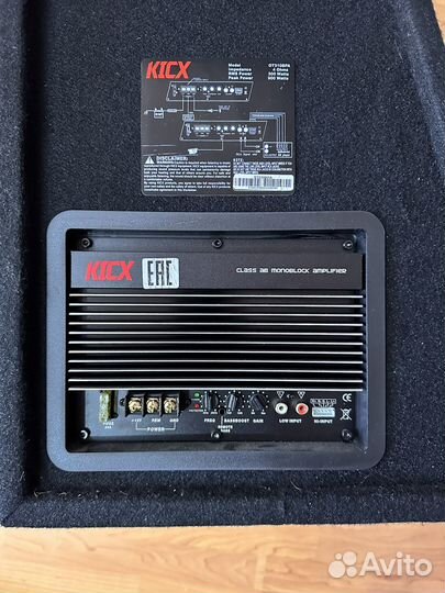 Активный сабвуфер Kicx GT305BPA