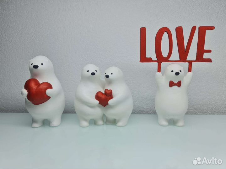 Фигурка на 3д принтере Love