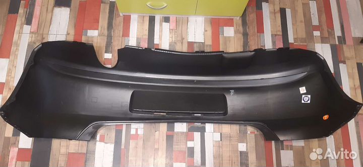 Задний бампер на volkswagen polo 5 хэтчбек