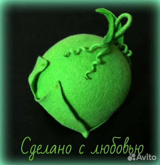 Банная шапка. Авторский войлок