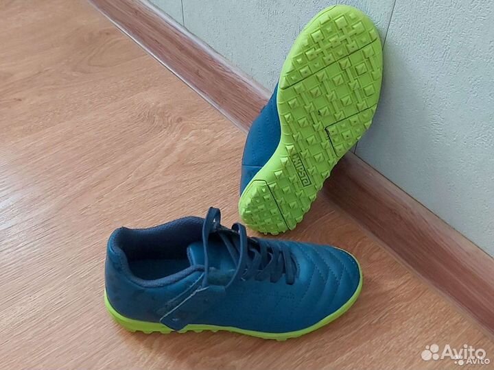 Бутсы футбольные детские на липучке agility 300 HG