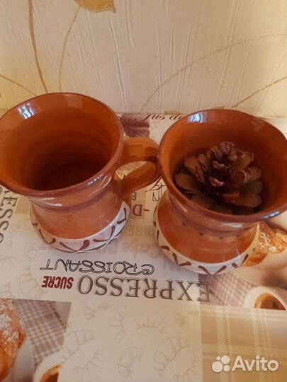 Керамическая кружка. Салфетница. СССР