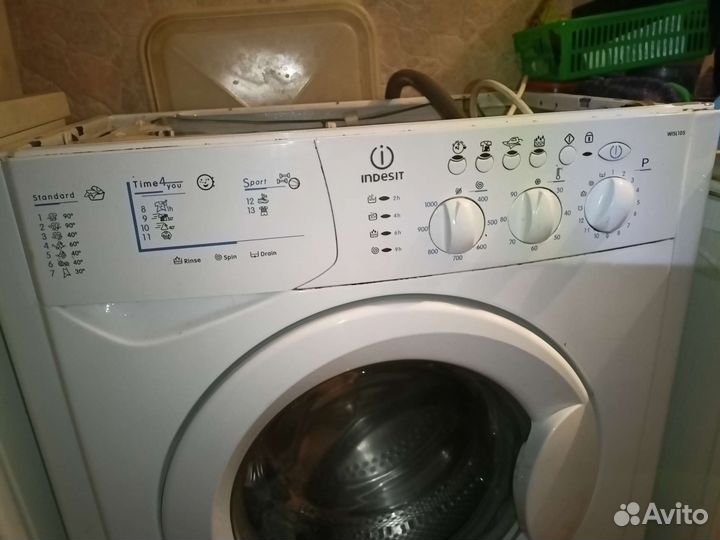 Стиральная машина бу indesit wisl105 по запчастям