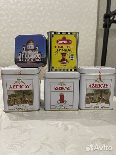 Жестяная банка из под чая