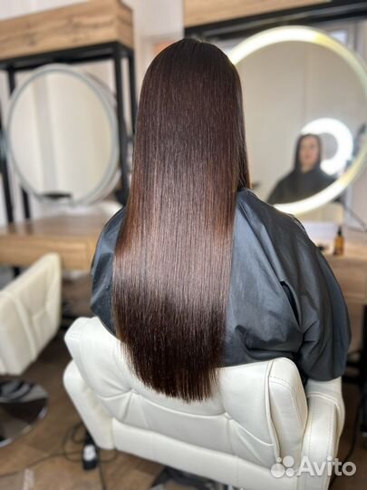 Кератиновое выпрямление