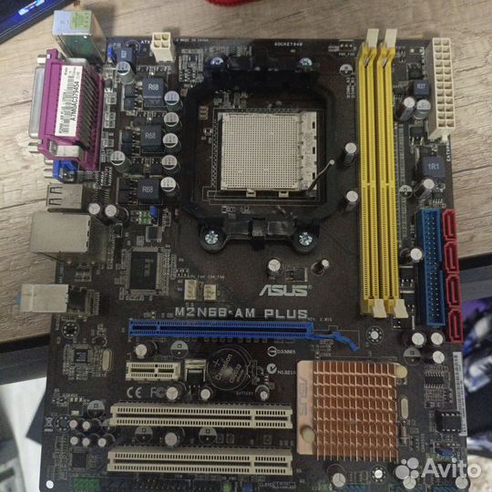 Материнская плата asus M2N68-AM plus