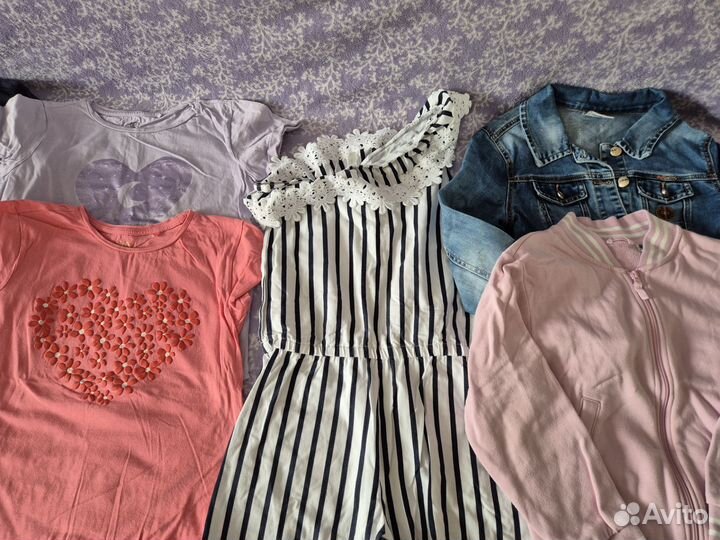 Вещи на девочку пакетом 128+