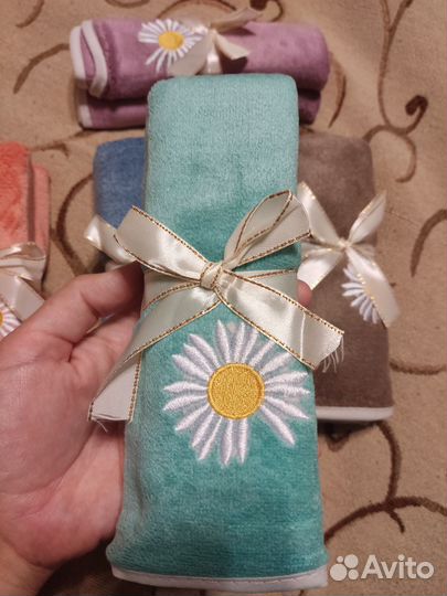 Полотенце кухонное из микрофибры набор новый 5 шту