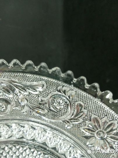 Тарелка Baccarat Arabesque Франция (скол фото 5-7)