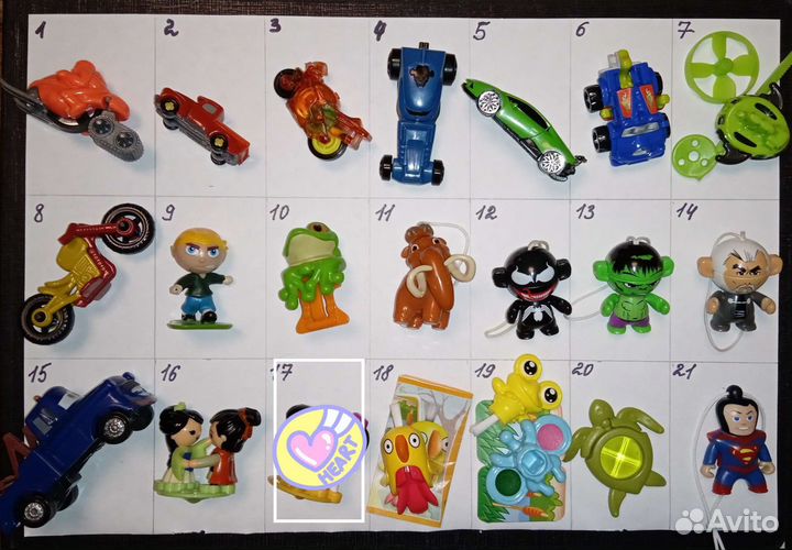 Игрушки из Киндер Сюрприза