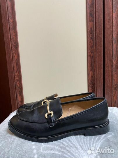 Лоферы женские 39 размер натуральная кожа