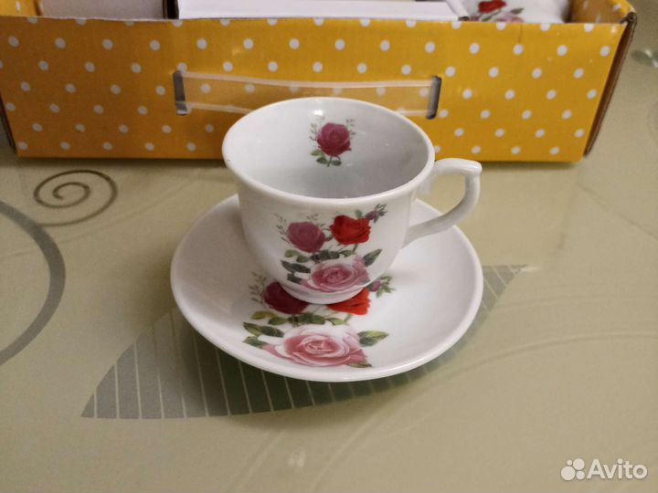 Новый кофейный набор на 6 персон