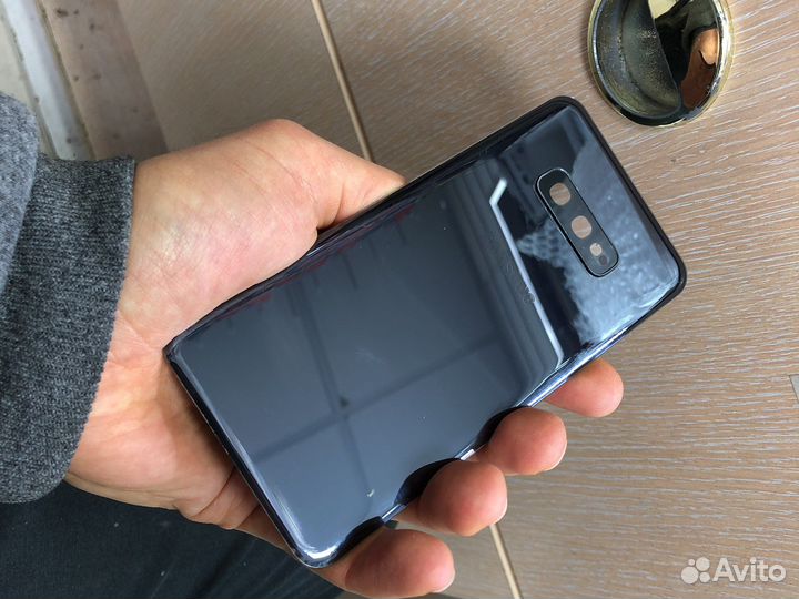 Крышка samsung s10e черная ориг настоящая