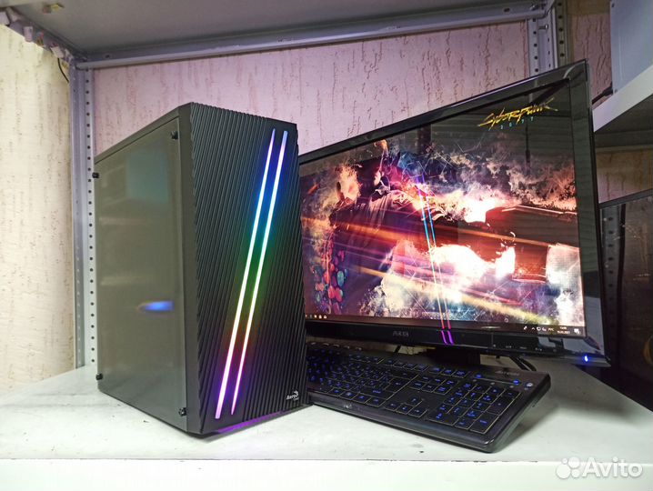 Игровой пк Core i3 10100F (i7 7700) / GTX1660 Supe