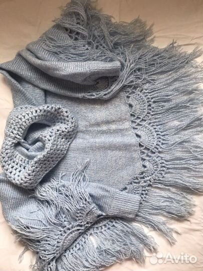 Пончо Платки и пряжа