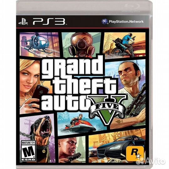 Диск на PS3 GTA5