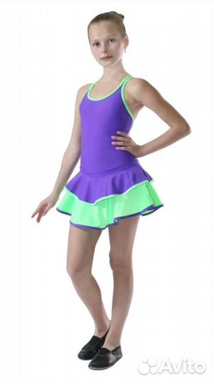 Купальник гимнастический Emdi р110-116 (новый)