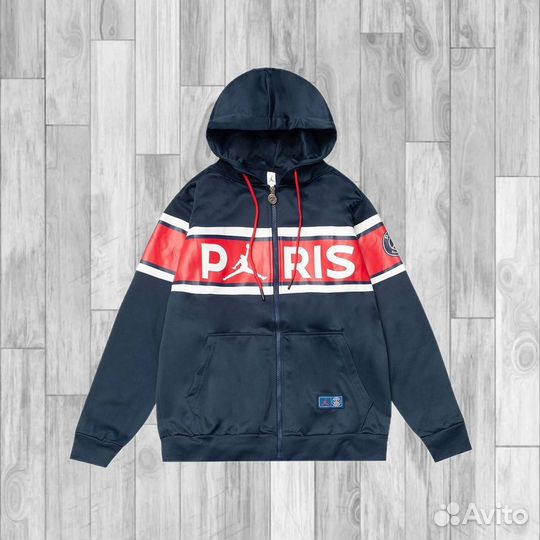 Зип худи Jordan Paris синее. Новинка 2024