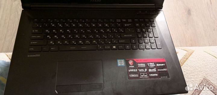 Игровой ноутбук msi 17 3