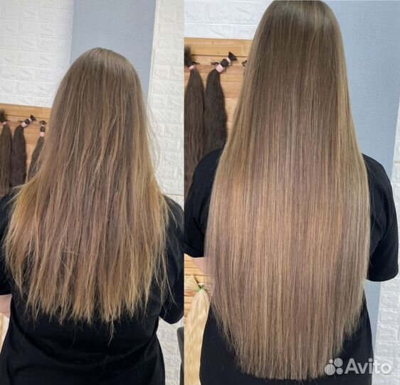 Модель на наращивание волос. Оплата за расходники