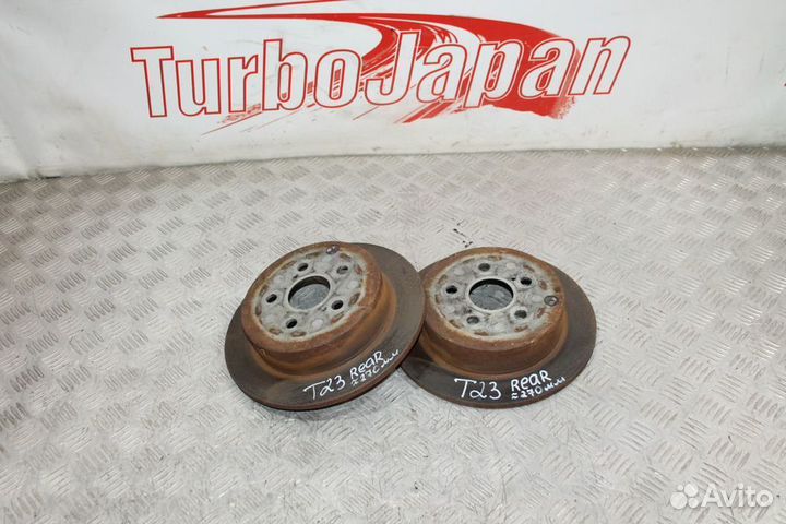 Диски тормозные задние 269мм Toyota Celica 230 231