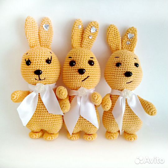 Вязаные игрушки ручной работы