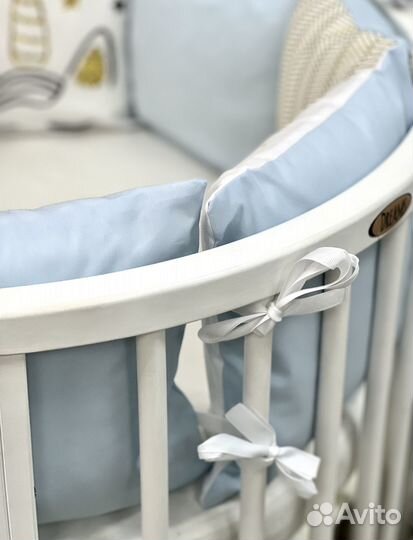 Кроватка трансформер из бука