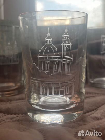 Стаканы стекло ретро