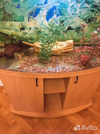 Аквариум 300 литров с тумбой