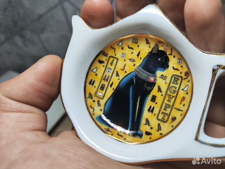 Подставка под чайный пакетик Египетский кот