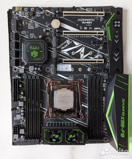 Материнская плата Huananzhi X99 F8 + Xeon E5 2666