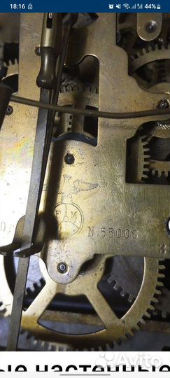 Старинные настенные часы с боем германия