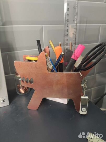 Подставка для карандашей и русек