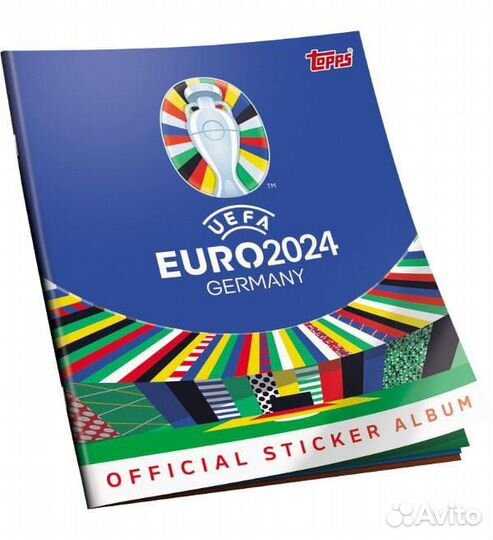 Стартовый набор Наклейки uefa Euro 2024 Topps