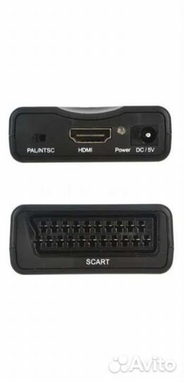 Конвертер hdmi - scart с блоком питания