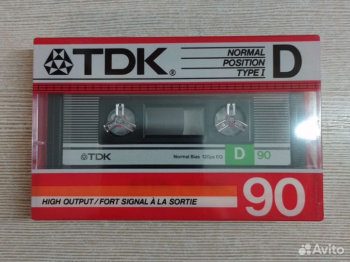 Аудиокассета TDK D 90 USA