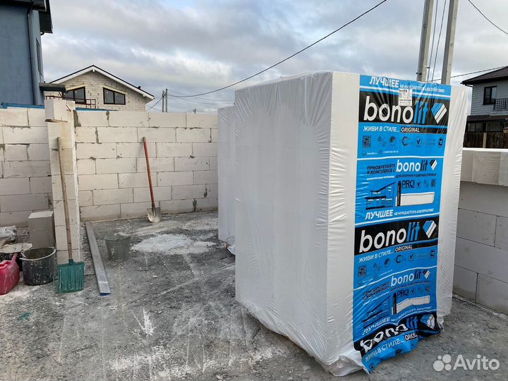 Газоблоки с завода Бонолит