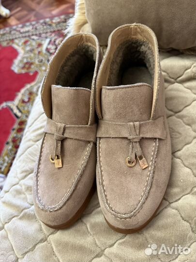 Лоферы зимние