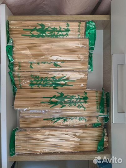 Бамбуковые шпажки для фруктов и шашлыка