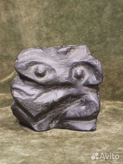 Старинный каменный шаманский онгон Алтай 18,19 в