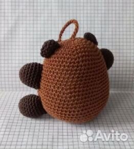 Винни Пух вязаная игрушка