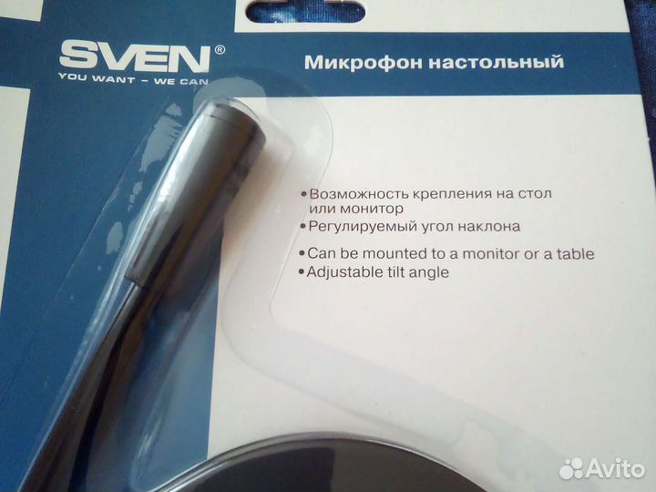 Микрофон Sven настольный