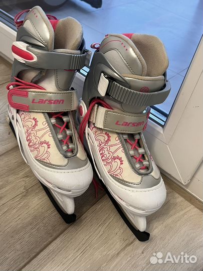 Коньки фигурные раздвижные 30 33