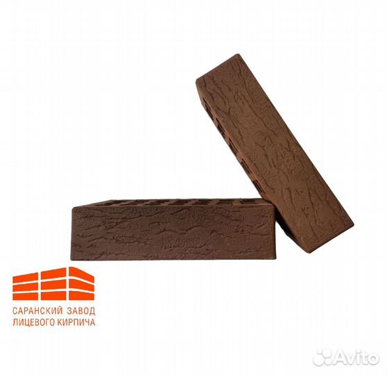 Кирпич облицовочный Какао ольха-1 одинарный
