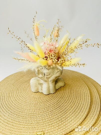 Букет. Декор.Сухоцветы.Цветы