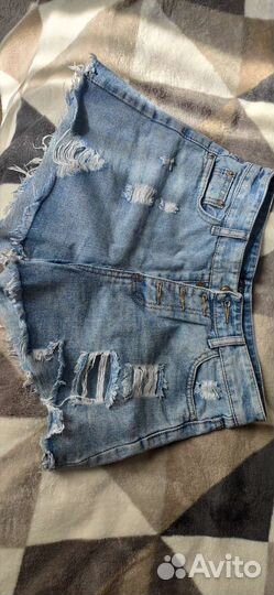 Шорты джинсовые