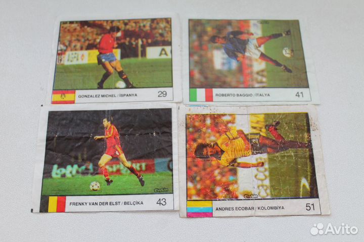 Вкладыши Cin-Cin Футбол