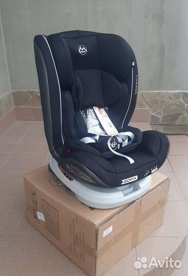 Детское автокресло isofix 360* (чёрное)